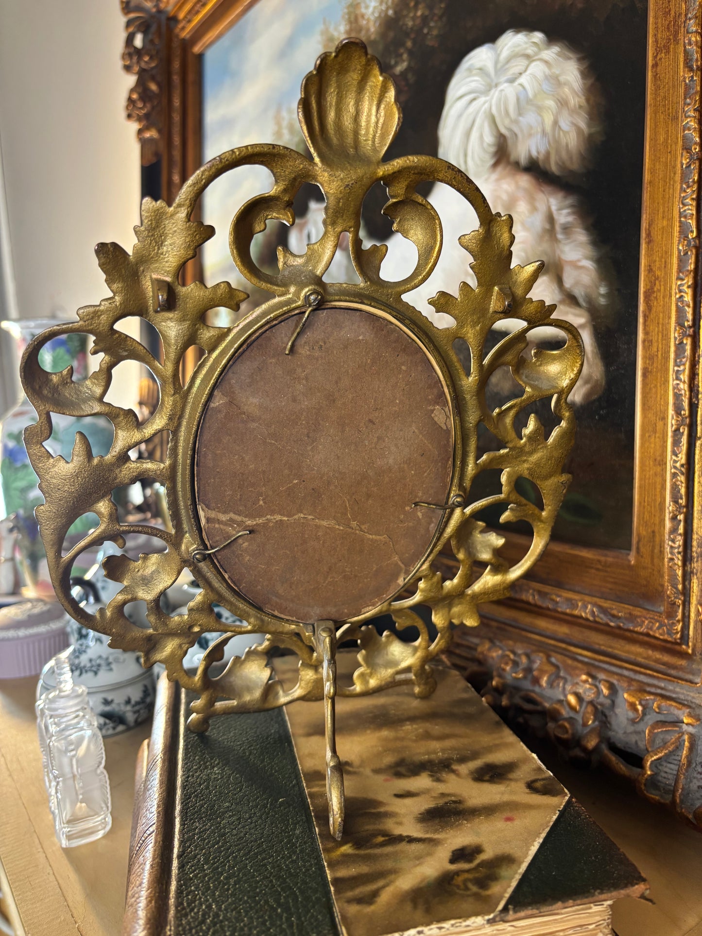 Beautiful ornate framed silhouette!