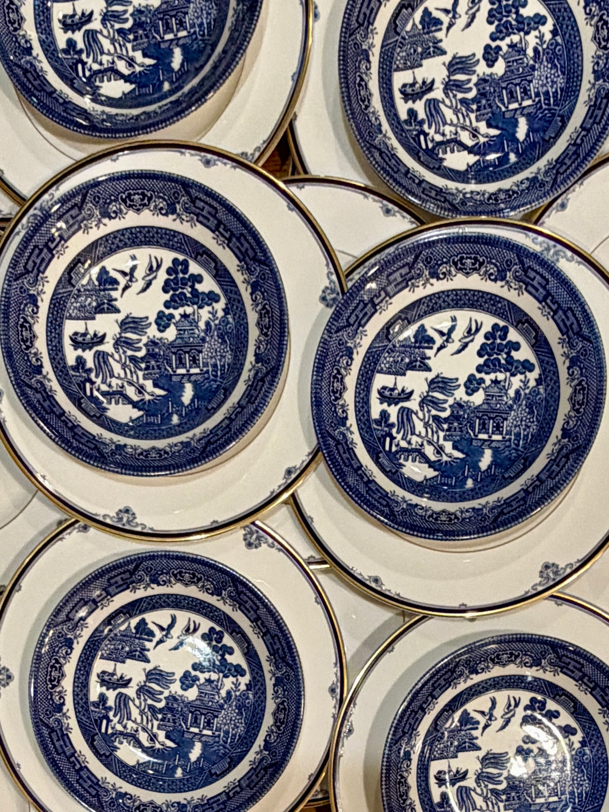 Gorgeous set of 6 vintage designer Royal Doulton England fine bone china (3 sets of 6 / 18 total  available) in "Princeton"