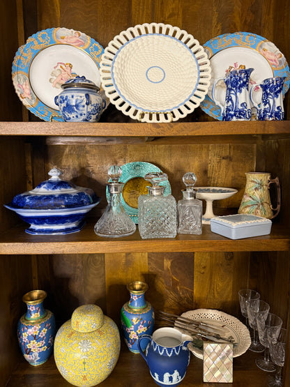 Stunning Early 1900’s Sterling Collar Decanter from the NY Estate of Actress Lisa Burns