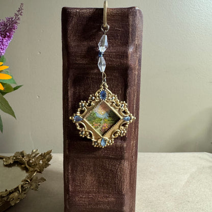 Solo live bookmark with original oil painting