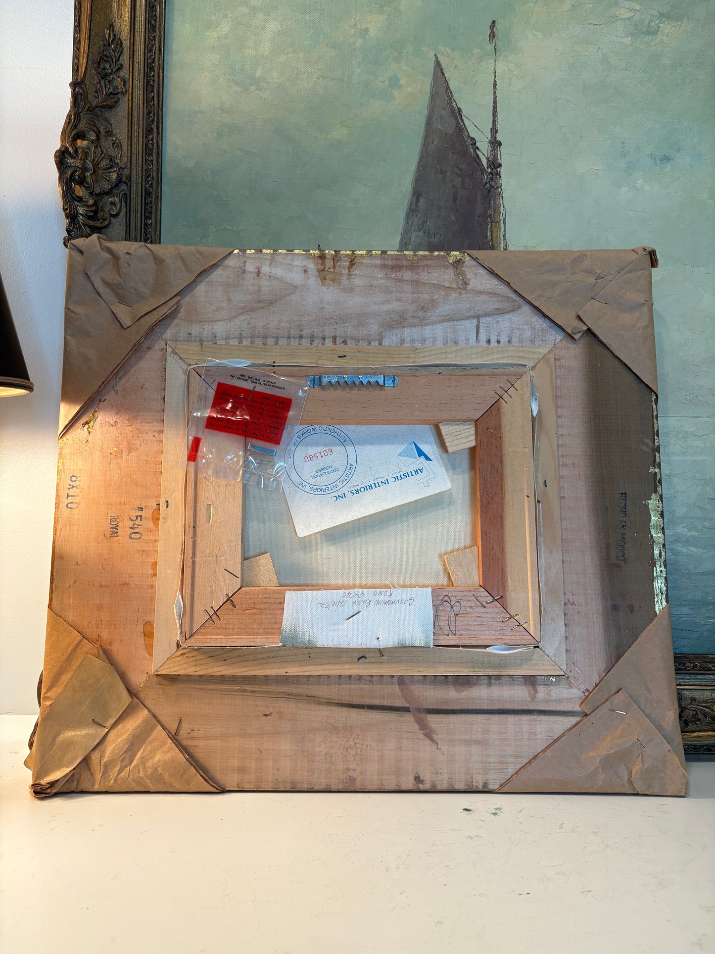 Live 9/9 Reserved for Maria Framed and signed original artwork (Wallace)