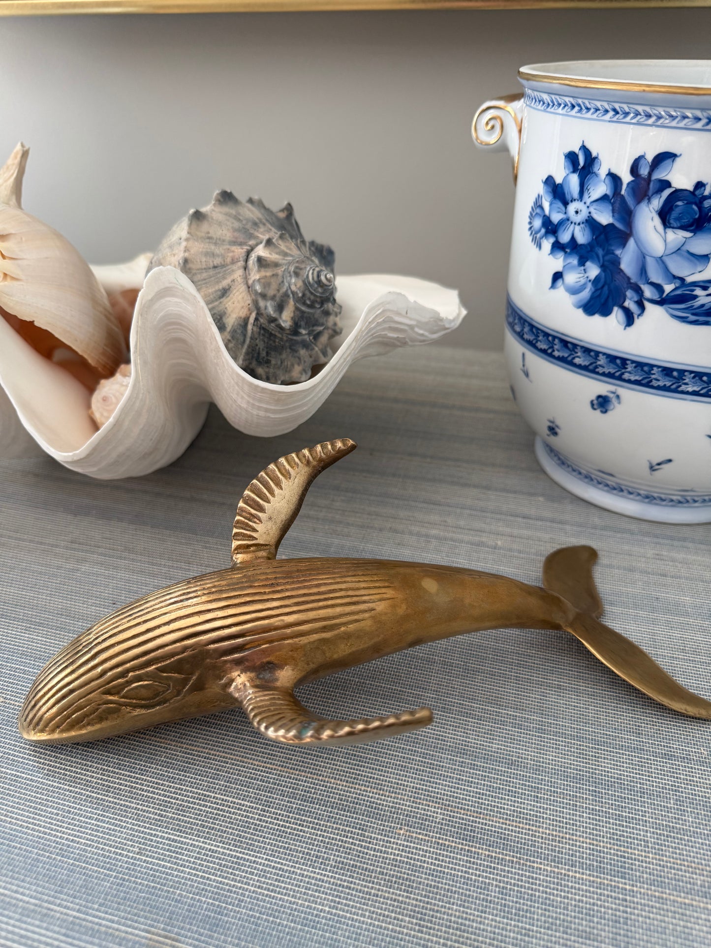 Vintage Brass Large 12.5” Lobster