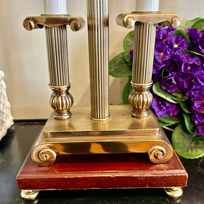 Pair designer Rembrandt French Regency Candelabras Table Lamps 30 in circa 89