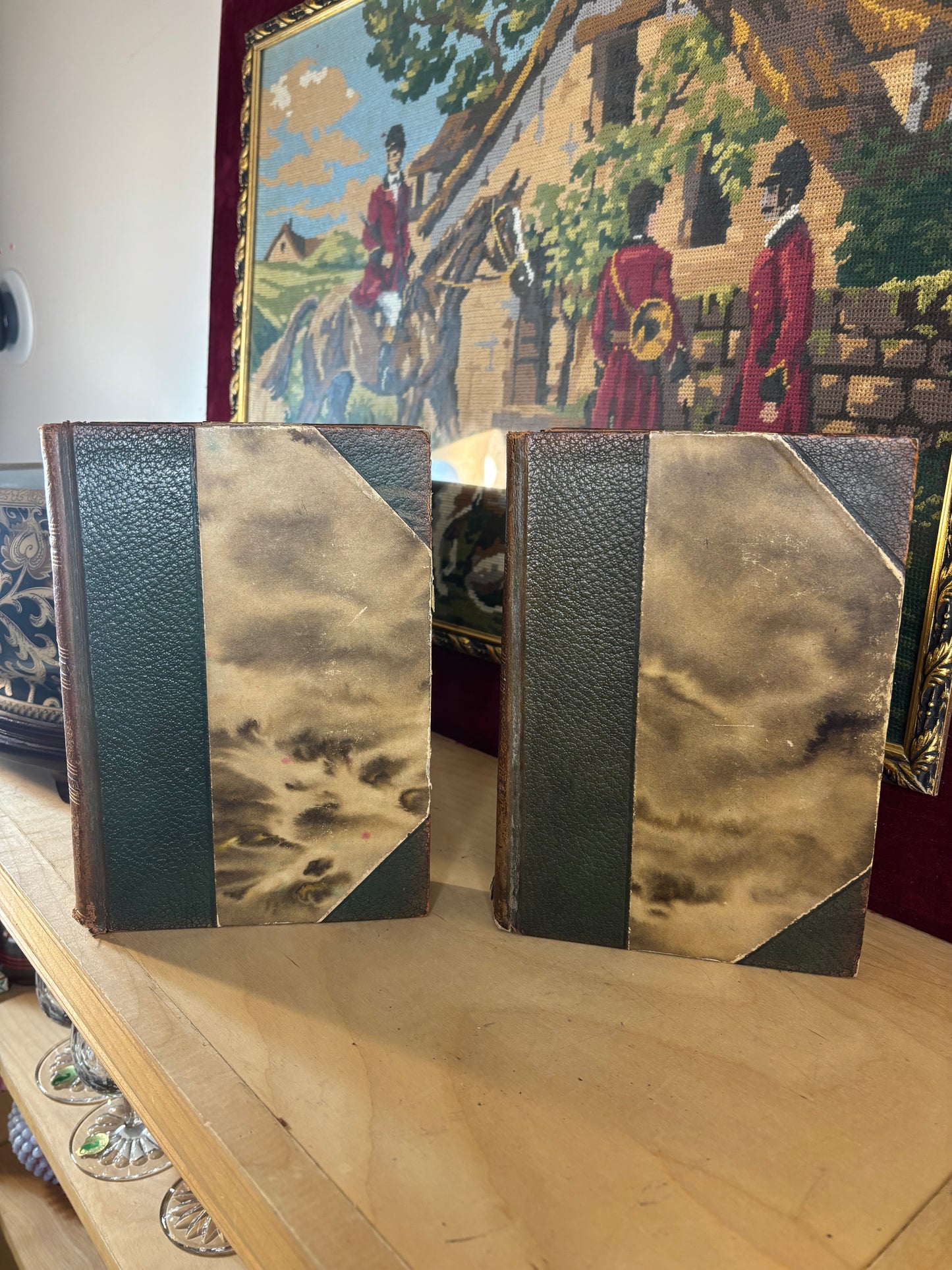 Antique 1901 Balzac books pair!