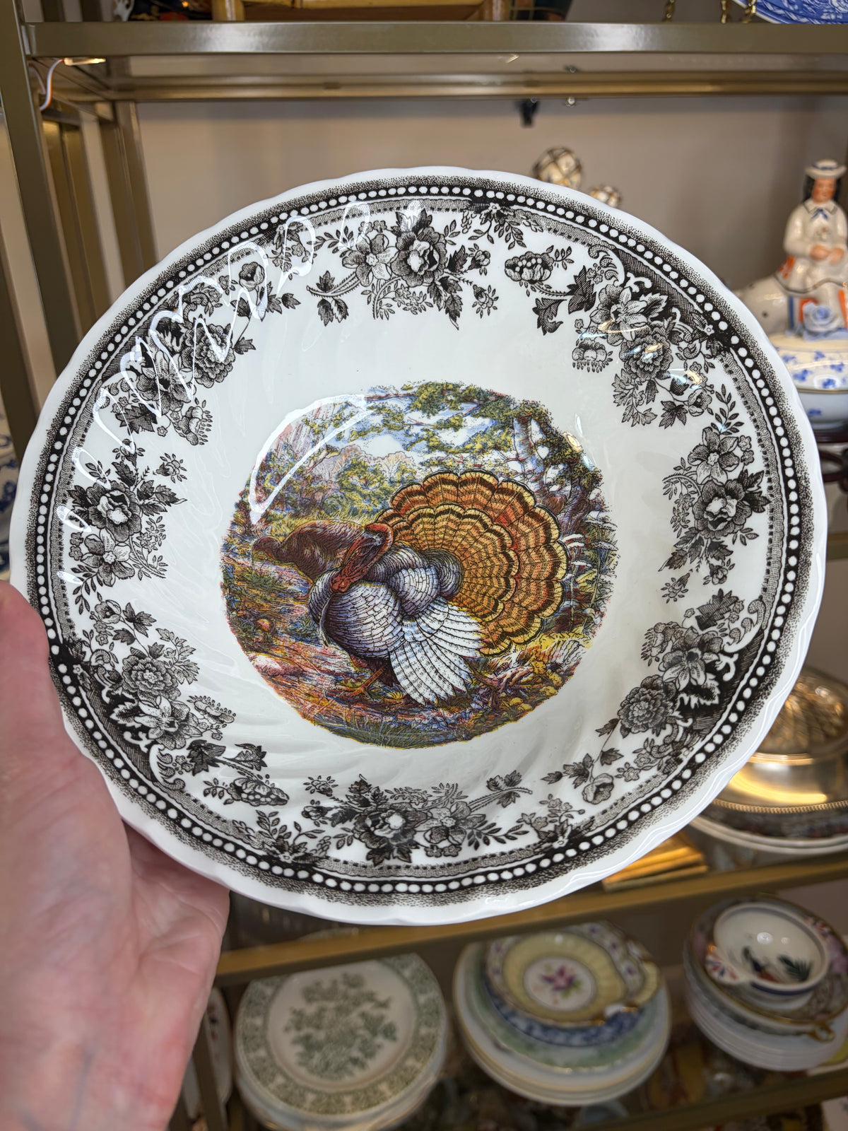 Reserved! Lovely Queen’s Majestic Turkey bowl!