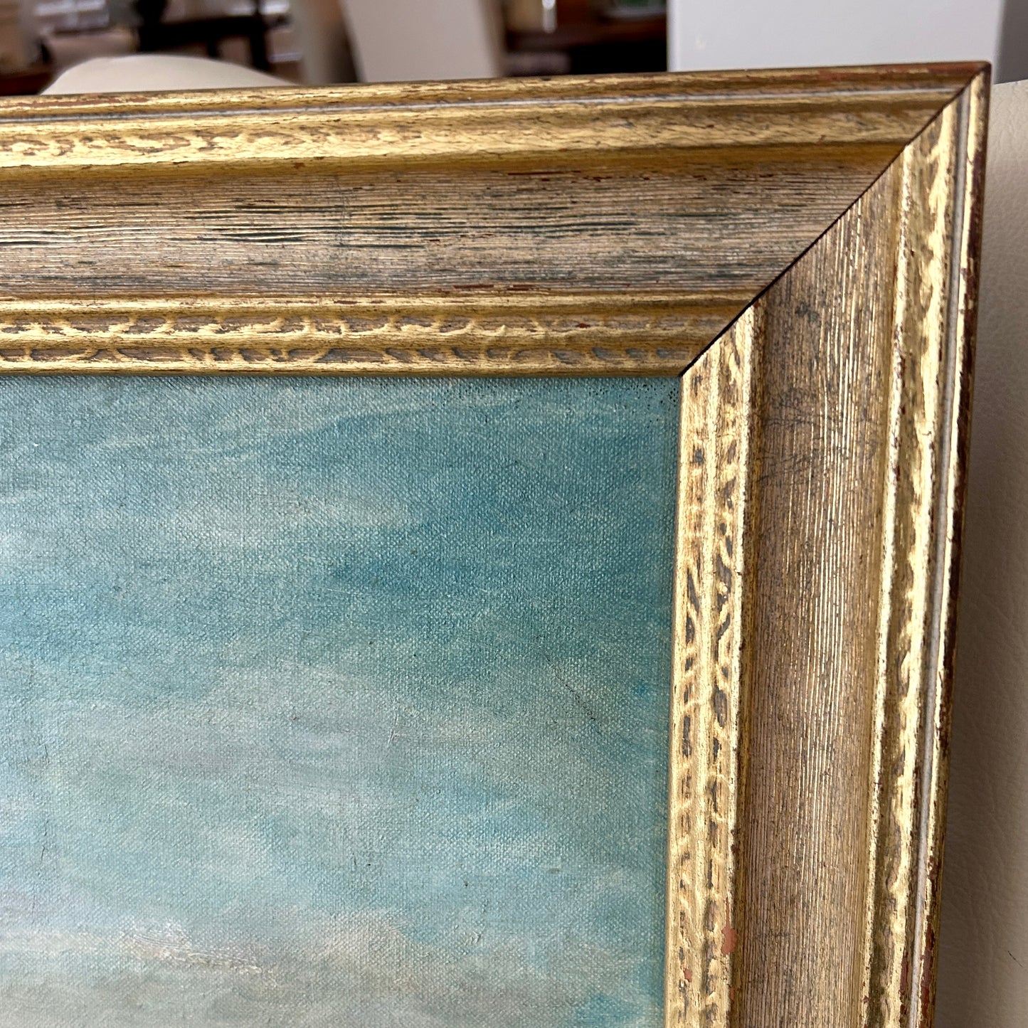 Bold & Beautiful coastal chic vintage tall ship sailing wall art 23.75" x 19.75