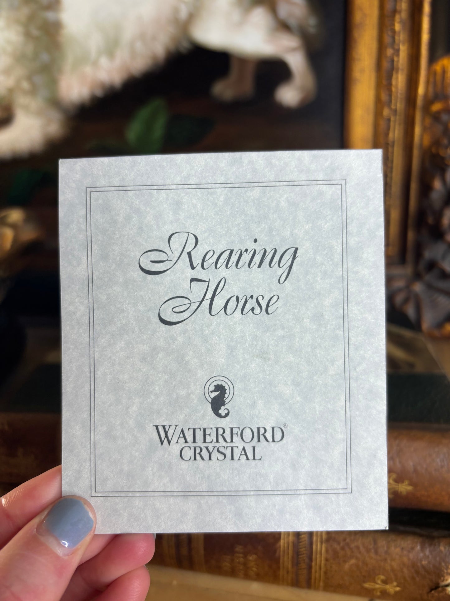 Waterford Crystal Rearing Horse in original box!