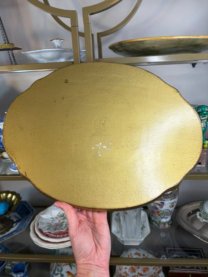 Gorgeous Florentine oval tray!