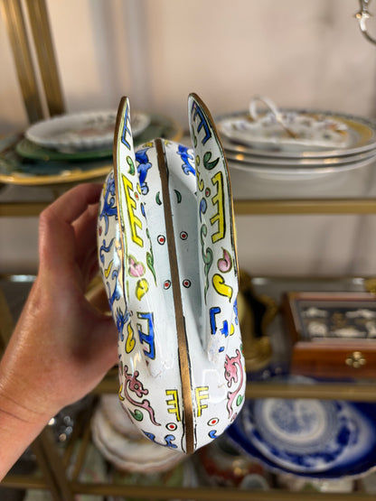 Chinoiserie enamel bunny!