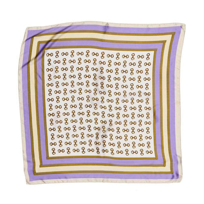 SILKY SQUARE NECK SCARF SPSS-3510: Nv