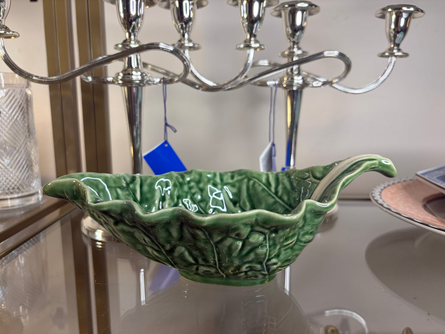 Bordallo Pinheiro cabbage ware gravy boat!