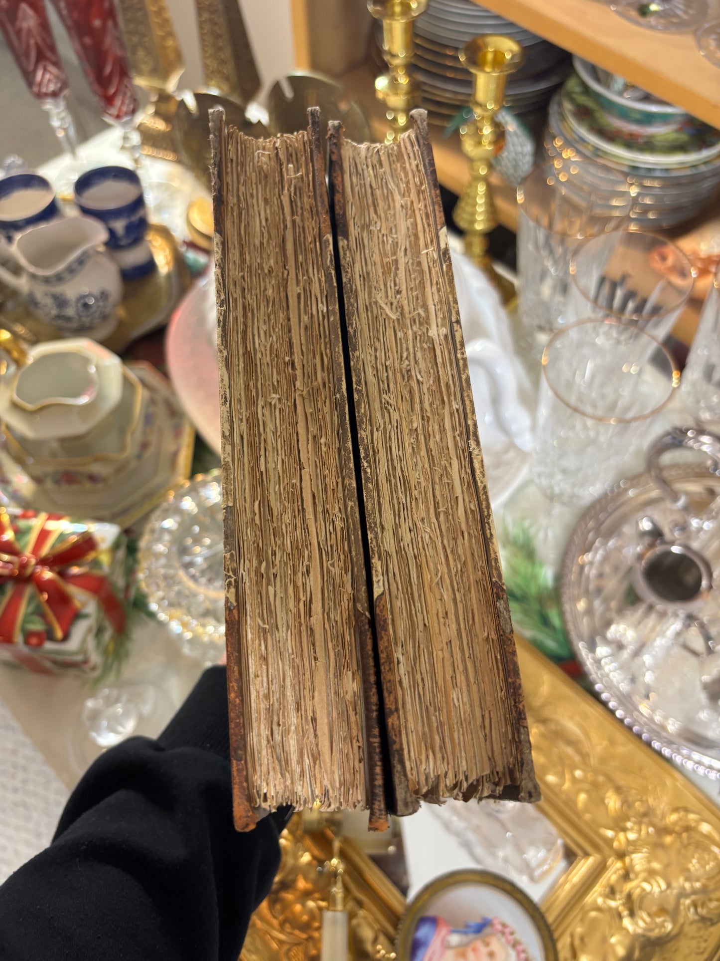 Stunning antique leather-bound volumes of the works of Honoré de Balzac, specifically Volume XXII, Cousin Pons, and Volume XXIX, The Chouans!