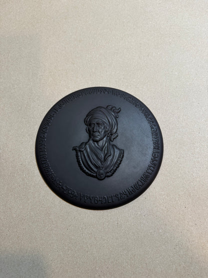 Black bassault Wedgewood pendant size 8 inch diameter ￼