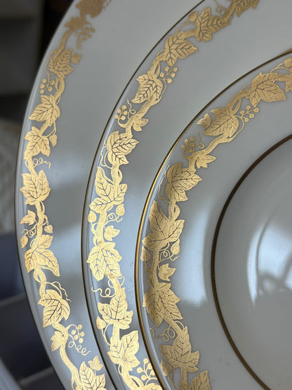 WCCR Charitable Item #131 | Wedgwood “Whitehall” Fine Bone China | 13 Five-Piece Place Settings | 65 Pieces Total