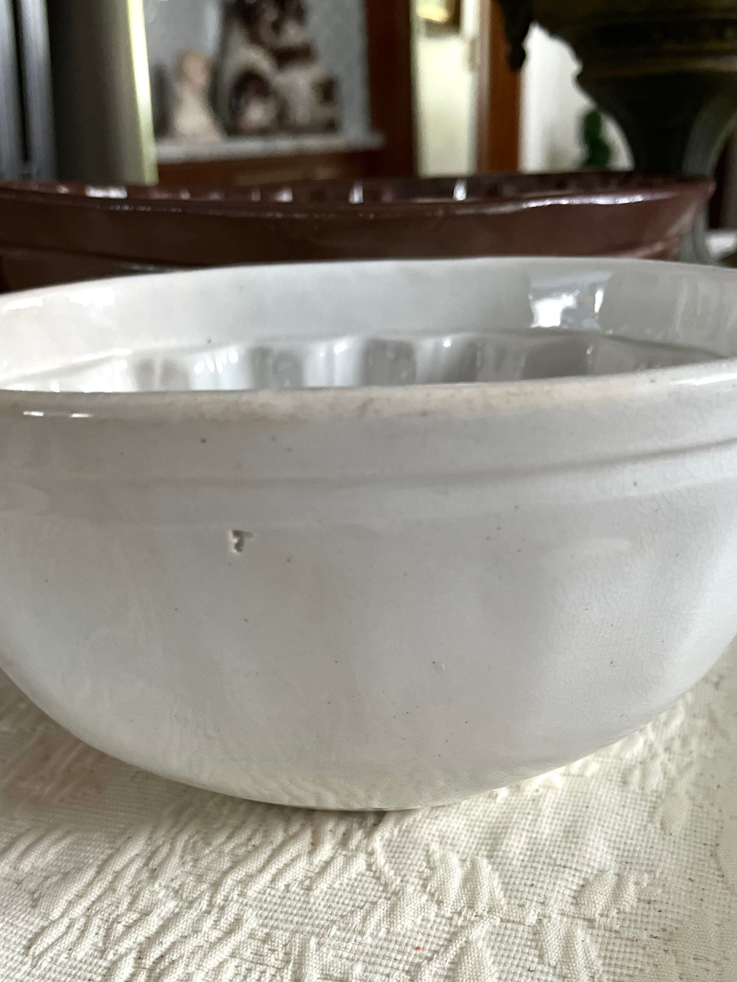 Live 06/22 Victorian 19th Century England Ironstone Jelly Mold #1 Fruit/Leaves