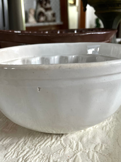 Live 06/22 Victorian 19th Century England Ironstone Jelly Mold #1 Fruit/Leaves