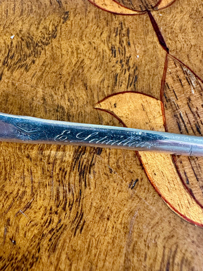 Antique French .800 Silver Hâtelet Meat Skewer | 19th Century