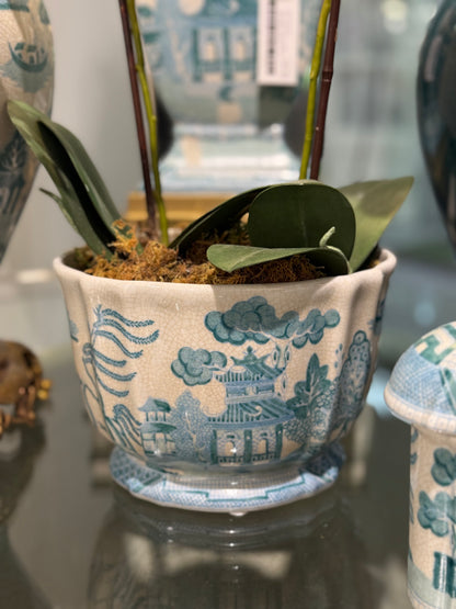 Danny's Fine Porcelain - Turquoise Willow Porcelain Collection (Sold Separately)