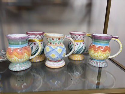 Mackenzie-Childs set of 5 mugs!