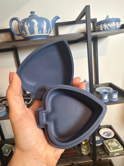 Wedgwood dark blue trinket box