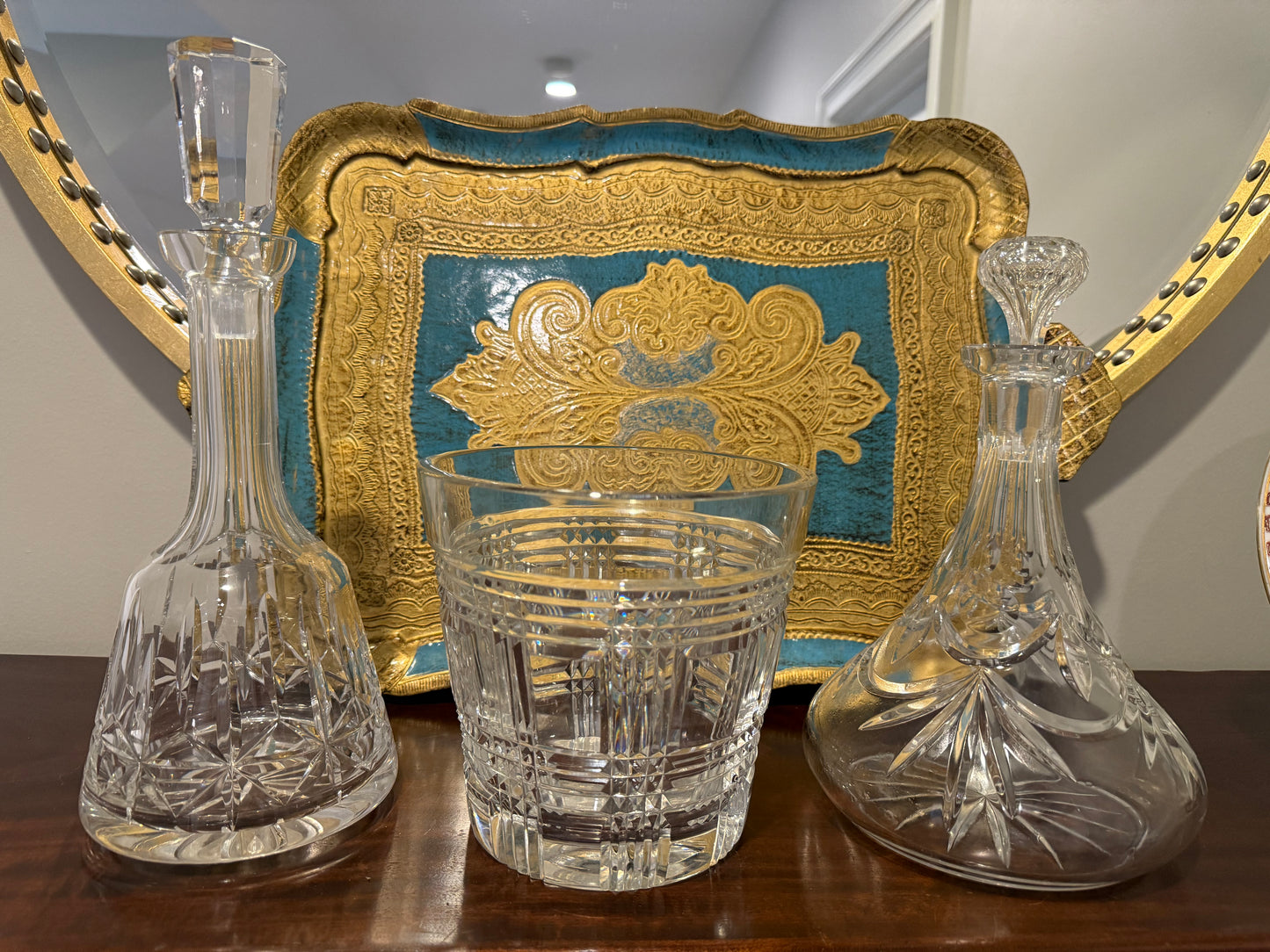 Live 12/2 Reserved Julie - Beautiful 13” Crystal Decanter