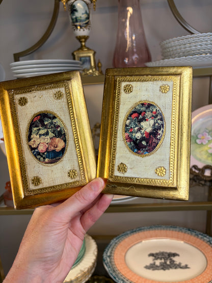 Lovely Florentine florals pair!