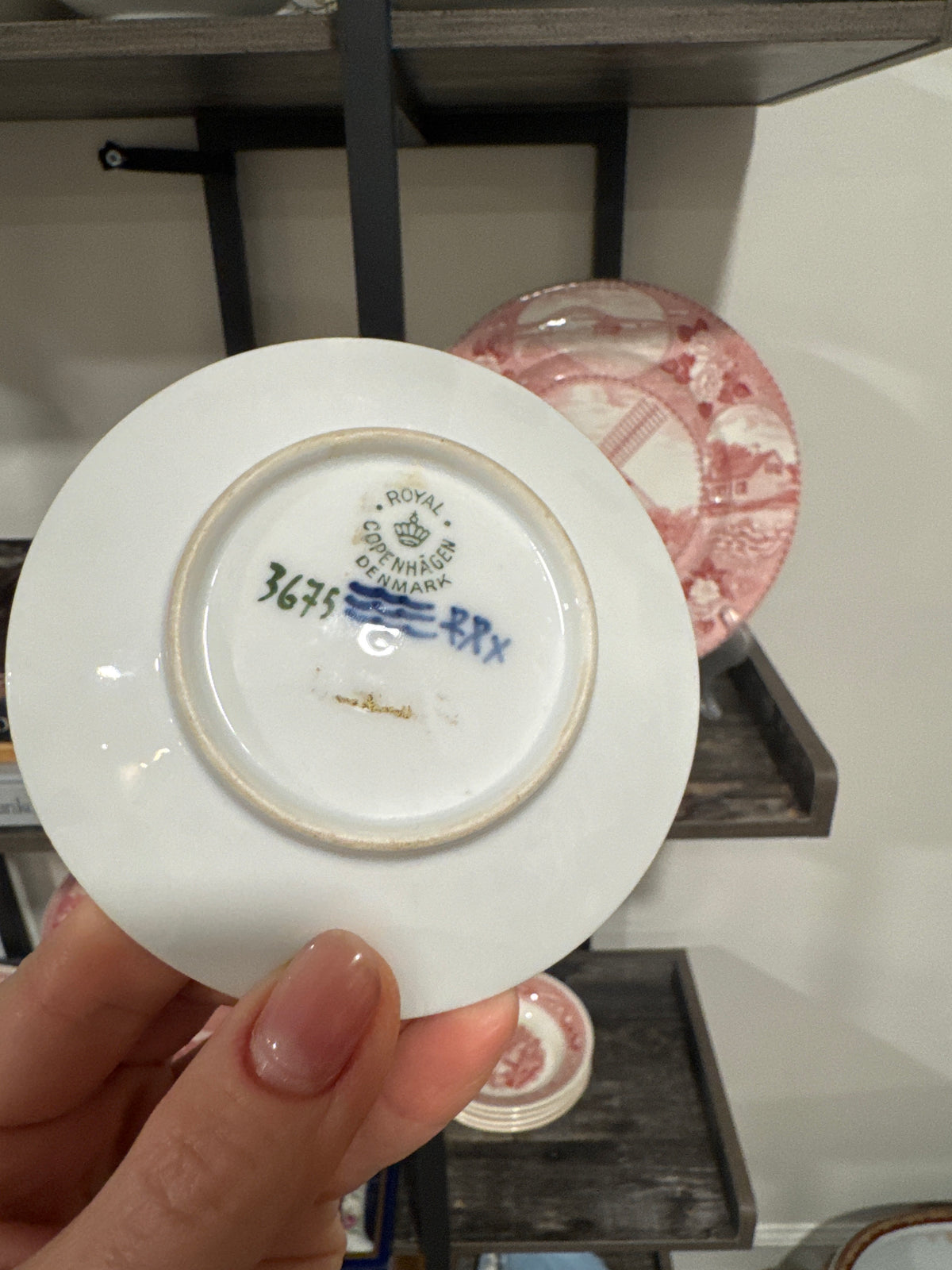 Vintage Royal Copenhagen Blue Floral Dishes – Set of Three