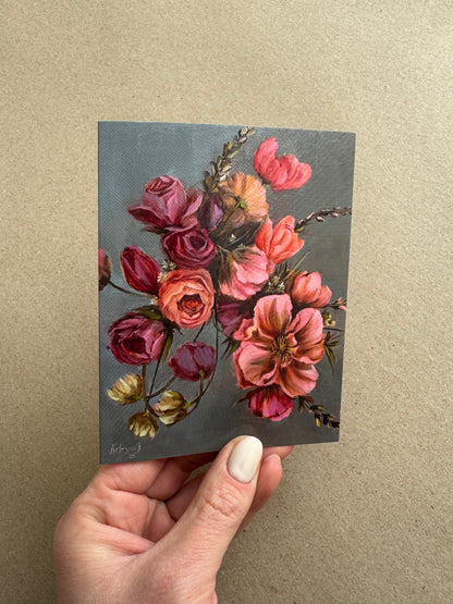 Set of 8 Notecards with original art print