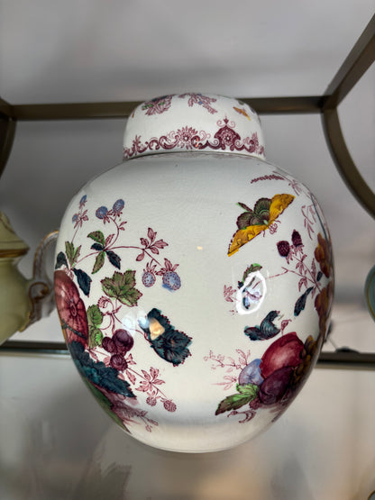 Gorgeous Mason’s ironstone lidded ginger jar!