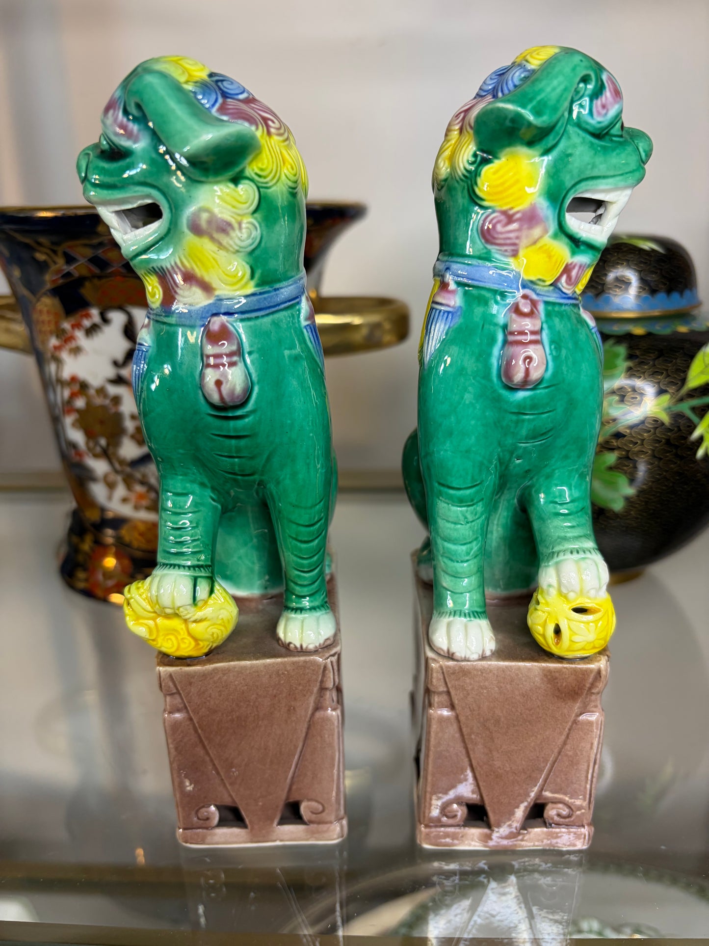 Stunning foo dog pair!