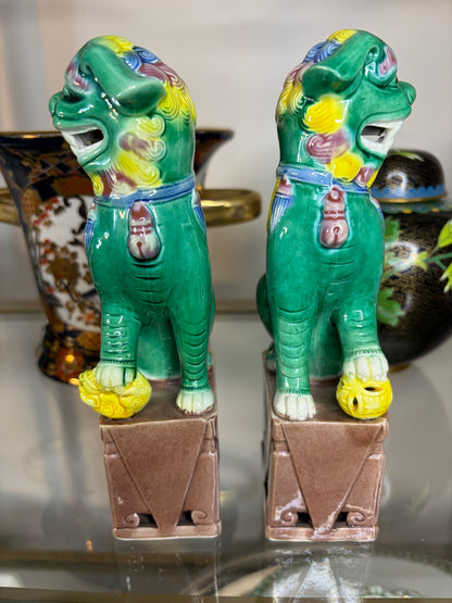 Stunning foo dog pair!