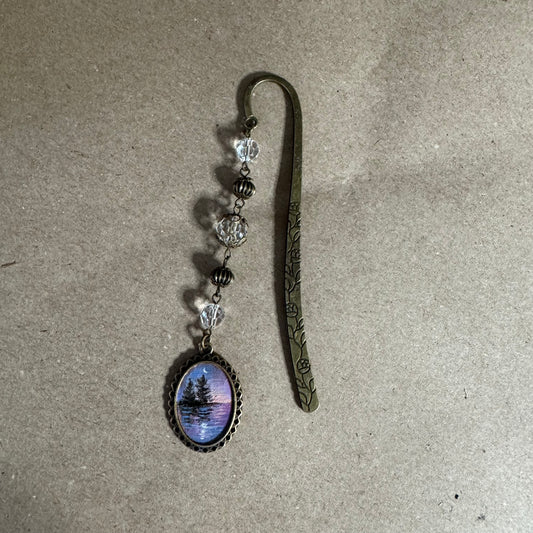 Solo Live 08/29 night view bookmark oil painting (Copy)