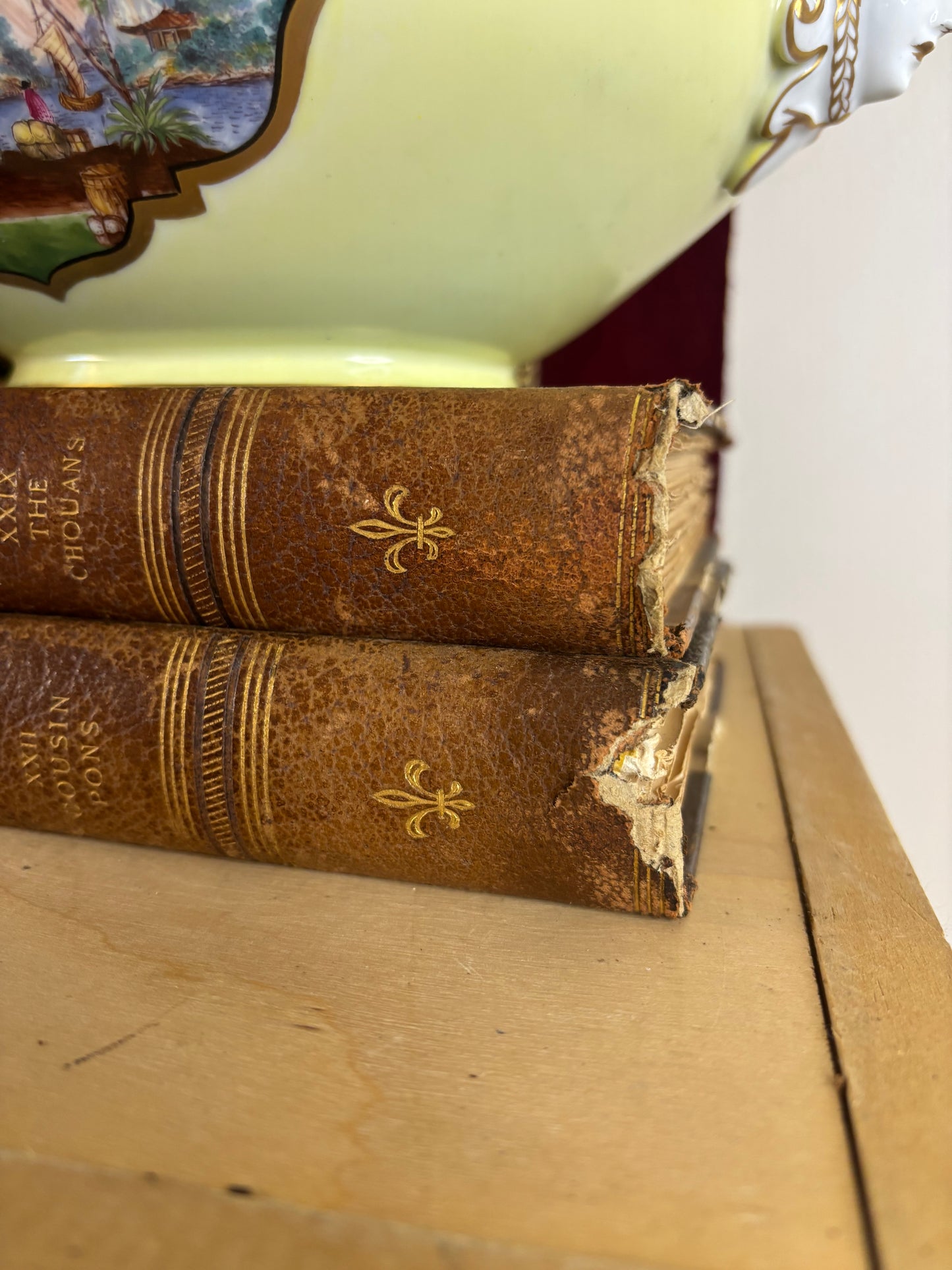 Antique 1901 Balzac books pair!