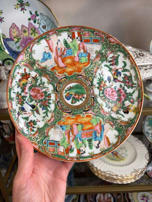 Antique Famille Rose plate!