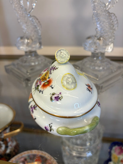Stunning Herend mini tureen with lemon finial!