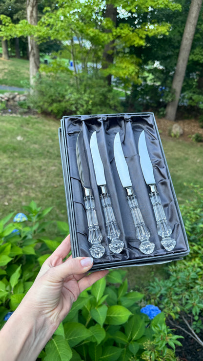 Waterford crystal set of 4 knives