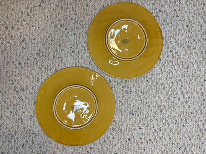 Reserved! Bordallo Pinheiro leaf plates pair!