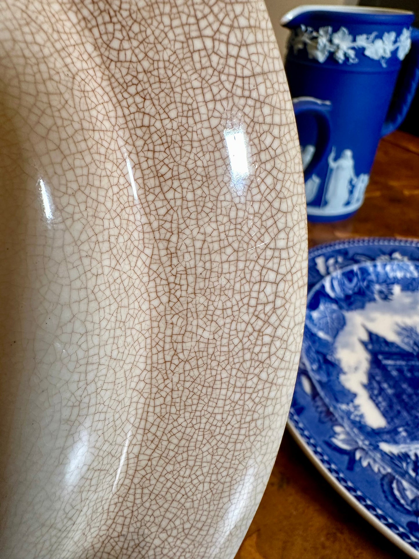 Antique Wedgwood Historical Blue Plates (c. 1899) – Boston & Albany – Sold Individually