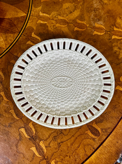 18th Century Enoch Wood Creamware Pierced Basket Stand, c. 1784–1792