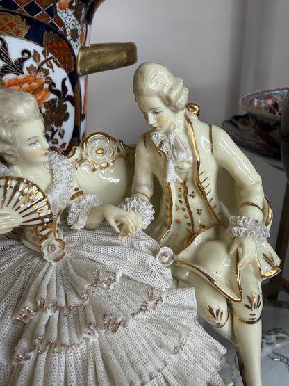 Stunning Dresden Lace courting couple!