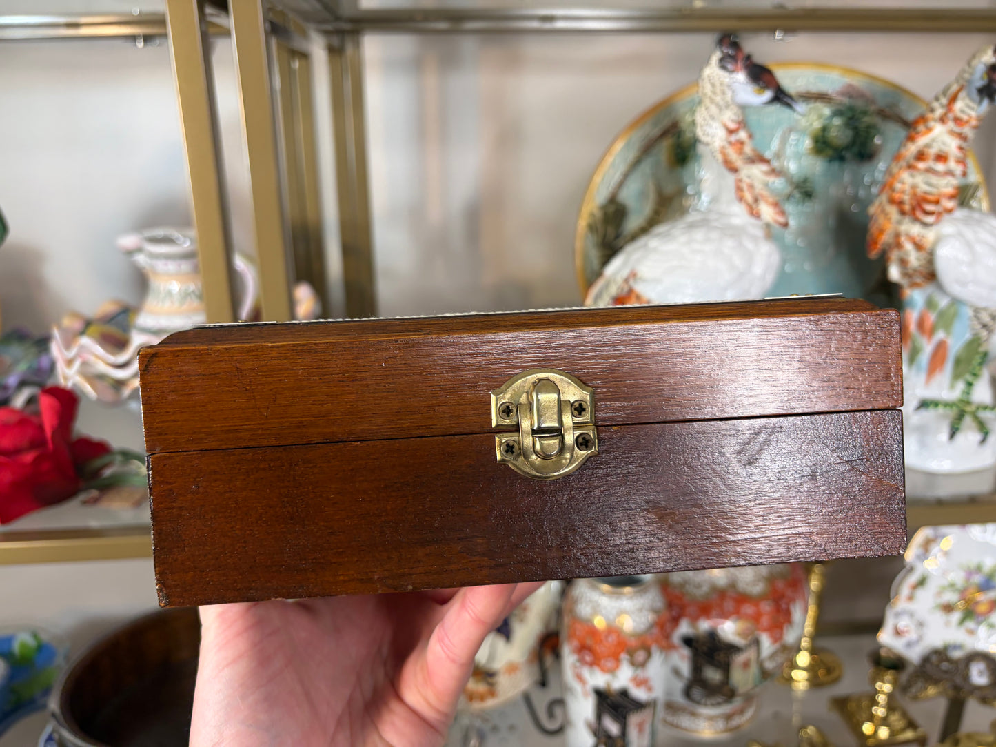 Nautical maritime dresser box with brass!