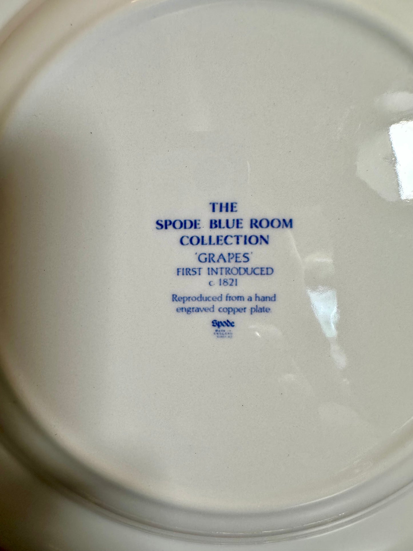 Spode Blue Room Collection Luncheon Plates | 4 Total, 3 Designs, Each Sold Separately