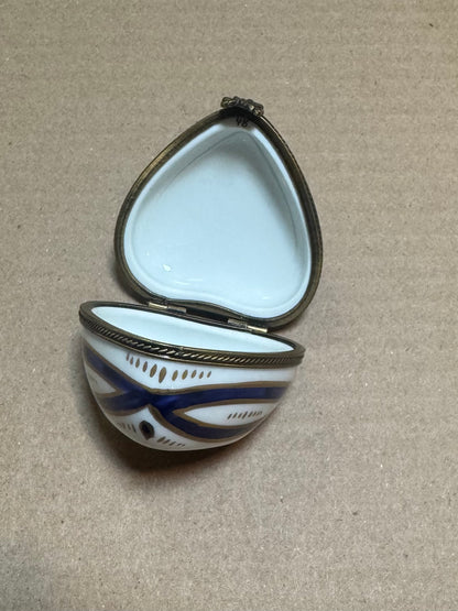 Authentic Limoges Hand-Painted Heart Trinket Box 🇫🇷 2x1.5”