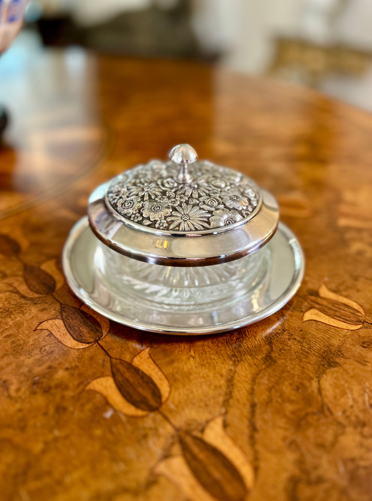 Reserved for Y - Vintage Towle Contessina Silver-Plated Covered Serving Dish | Three-Piece Set | No. 6648, c. 1967