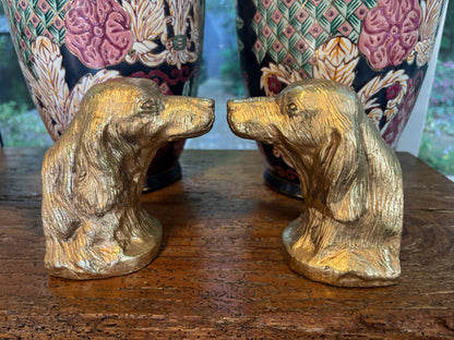 Beautiful dog bookends pair!
