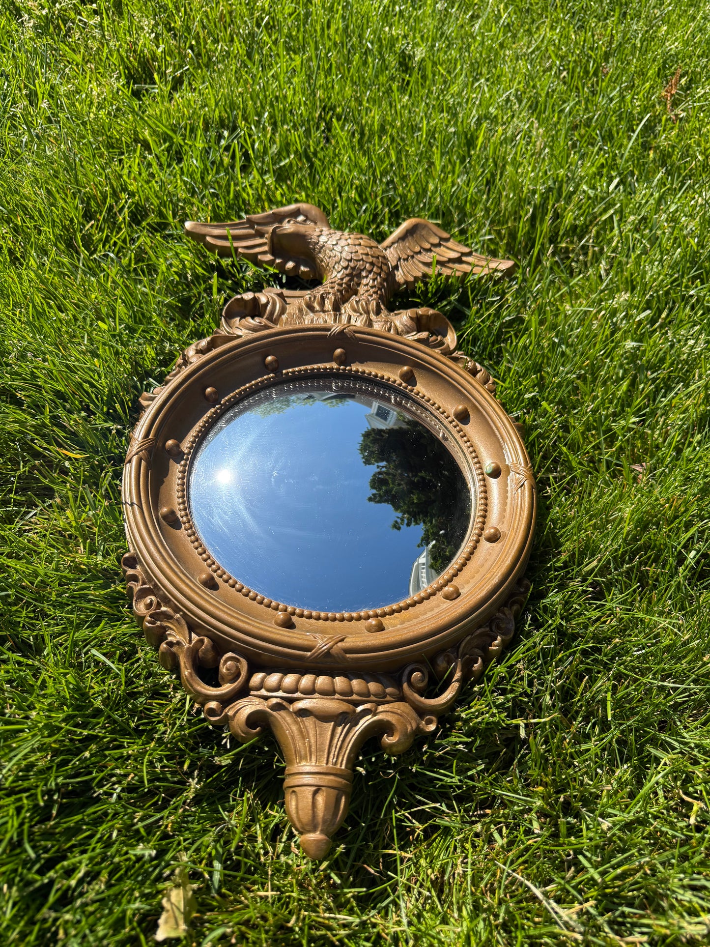 Vintage Syroco 17” Resin Federal Mirror