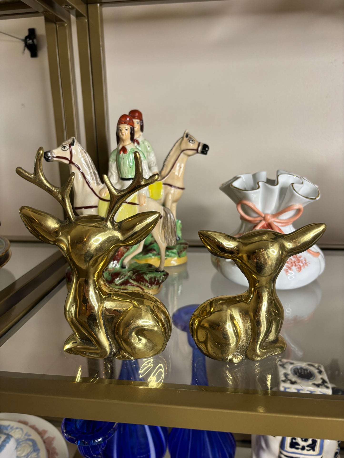 Sweetest brass deer pair!