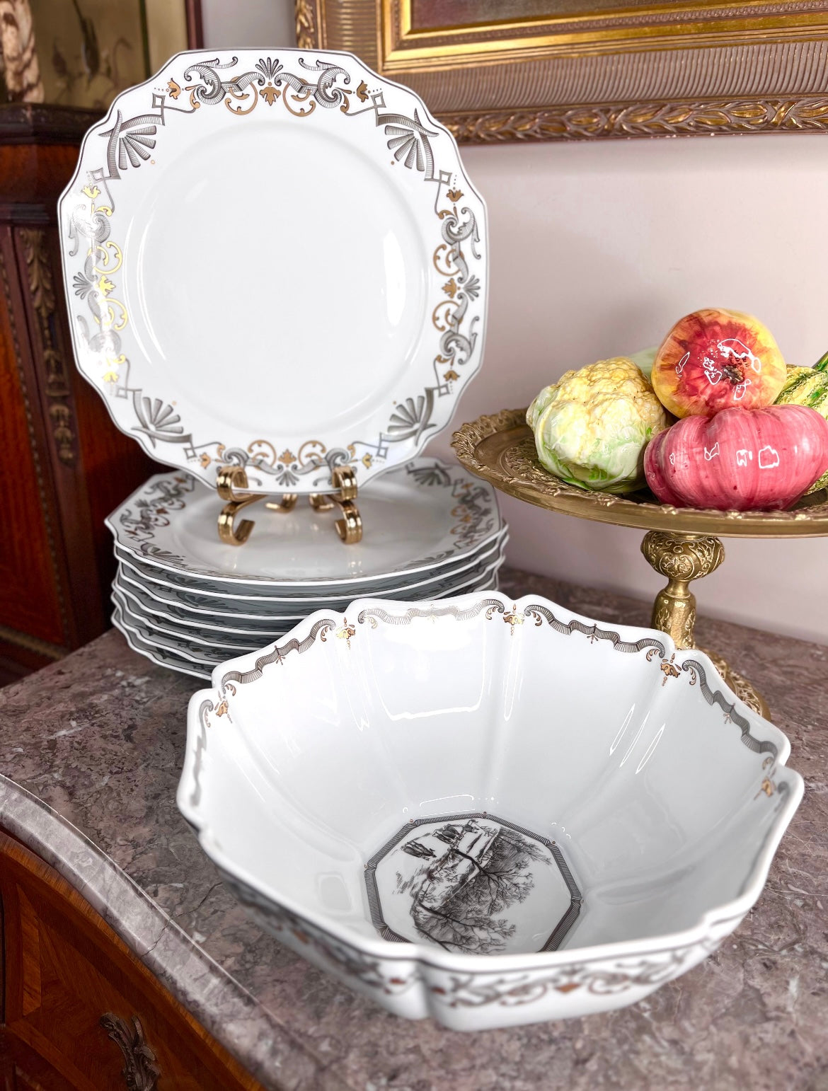 Reserved Melinda - Second Half Of Mottahedeh Vienna Nights Plates And Bowl Payment