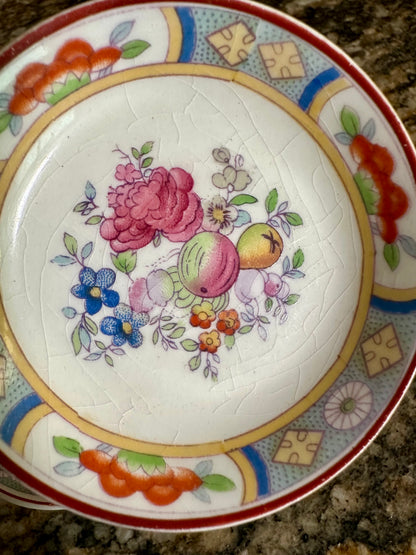 Reserved for Yvonne Hearts for Spokane Charity Auction - Antique Pair Johnson Brothers “Arundale” Butter Pats | England, c. 1920s–30s