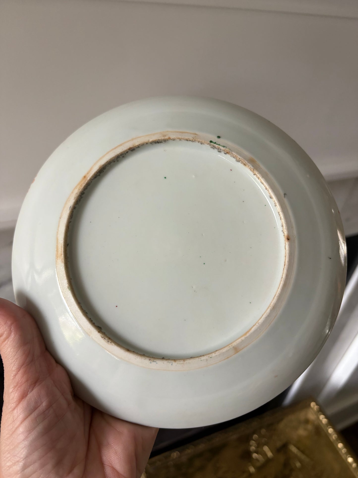 11/23 Pair of 7.5” Rose Medallion Plates